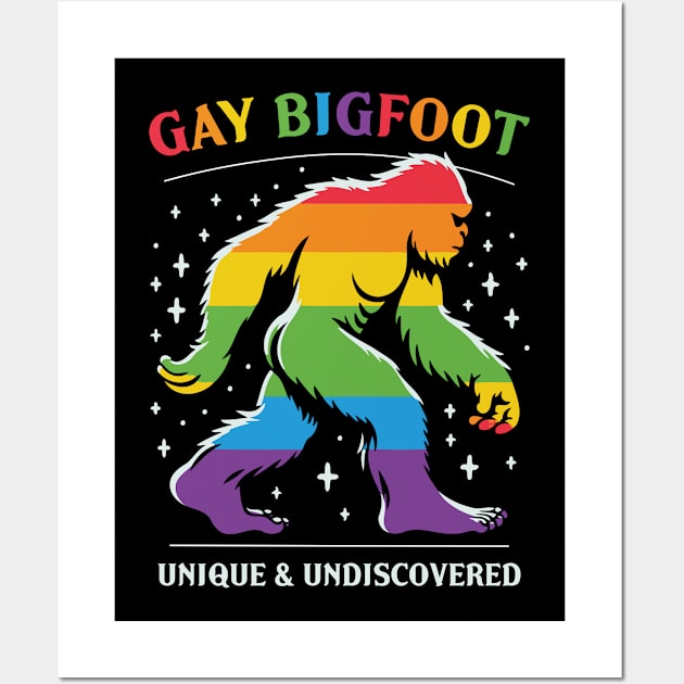 Gay Bigfoot, Unique & Undiscovered Wall Art by Trendsdk
